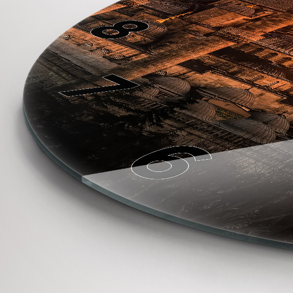 Wanduhr rund Istanbuler Moschee