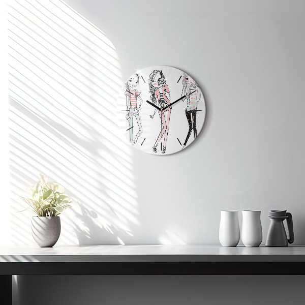 Wanduhr rund Frauenmode