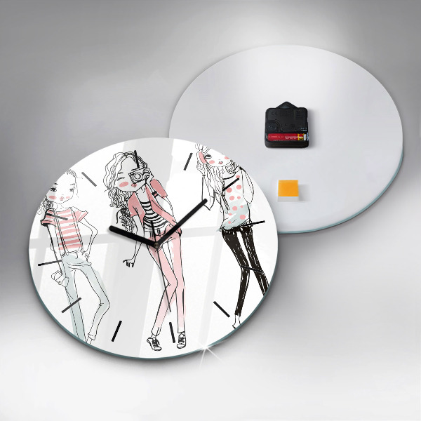 Wanduhr rund Frauenmode