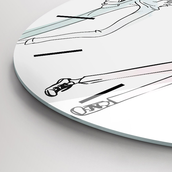 Wanduhr rund Frauenmode