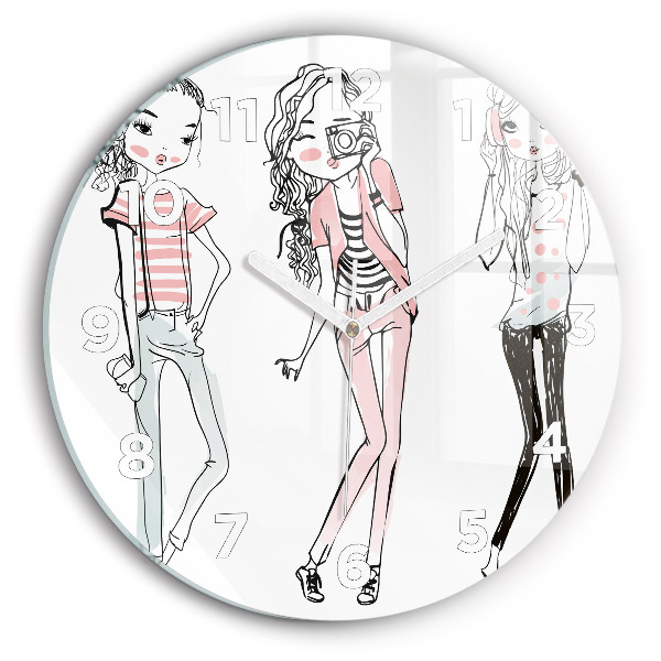 Wanduhr rund Frauenmode