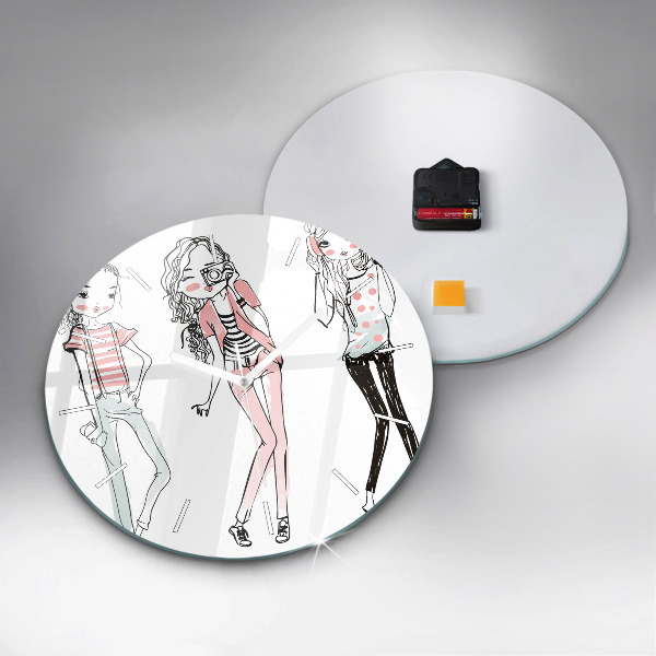 Wanduhr rund Frauenmode