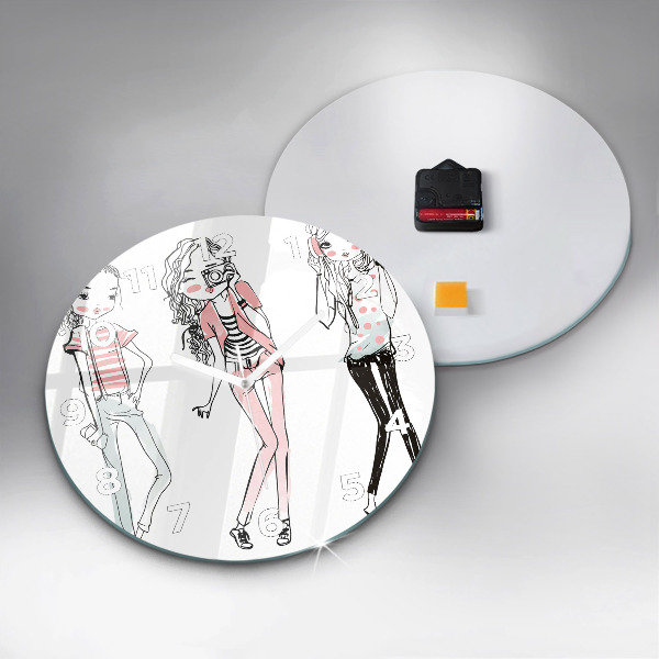 Wanduhr rund Frauenmode