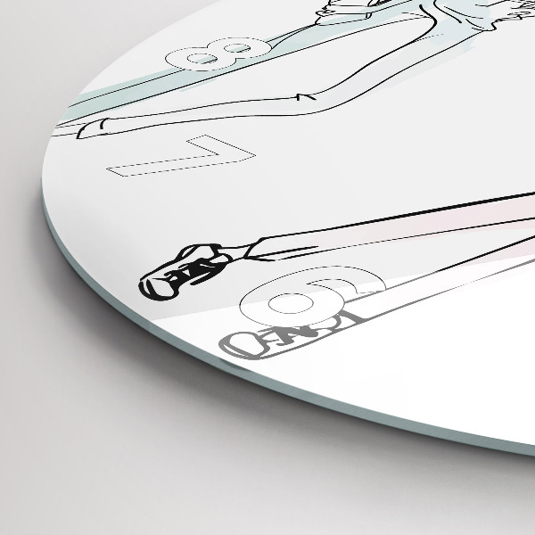 Wanduhr rund Frauenmode