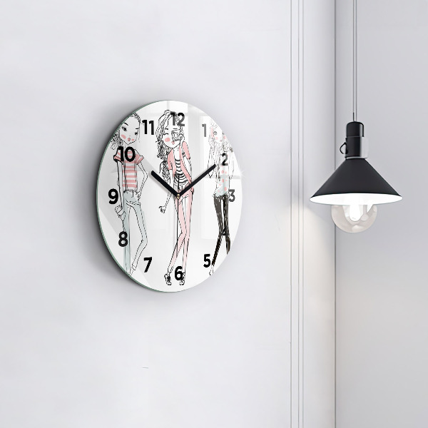 Wanduhr rund Frauenmode