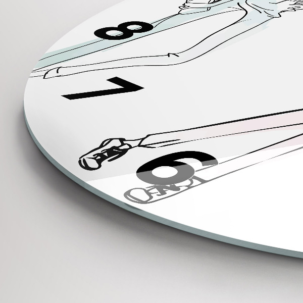 Wanduhr rund Frauenmode