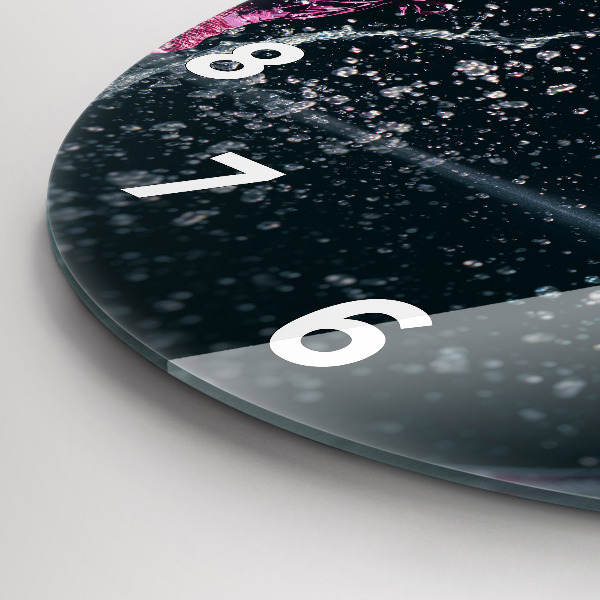 Wanduhr glas rund Gesunder Lebensstil und Laufen