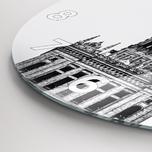 Wanduhr rund Palast der Kultur und Wissenschaft