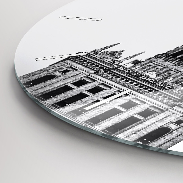 Wanduhr rund Palast der Kultur und Wissenschaft