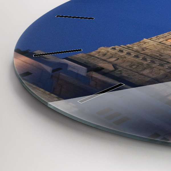 Wanduhr rund Freiheitsstatue in New York