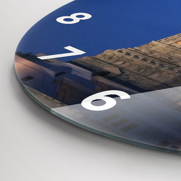 Wanduhr rund Freiheitsstatue in New York