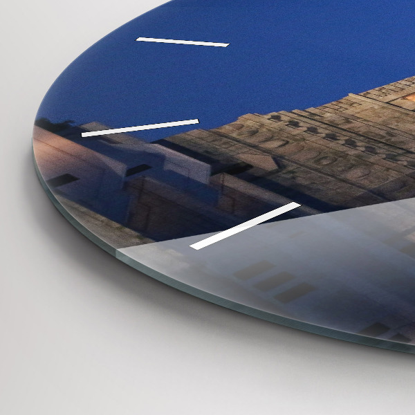 Wanduhr rund Freiheitsstatue in New York