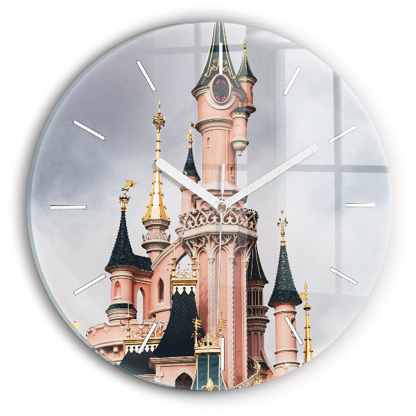 Wanduhr rund Schloss Disneyland in Paris
