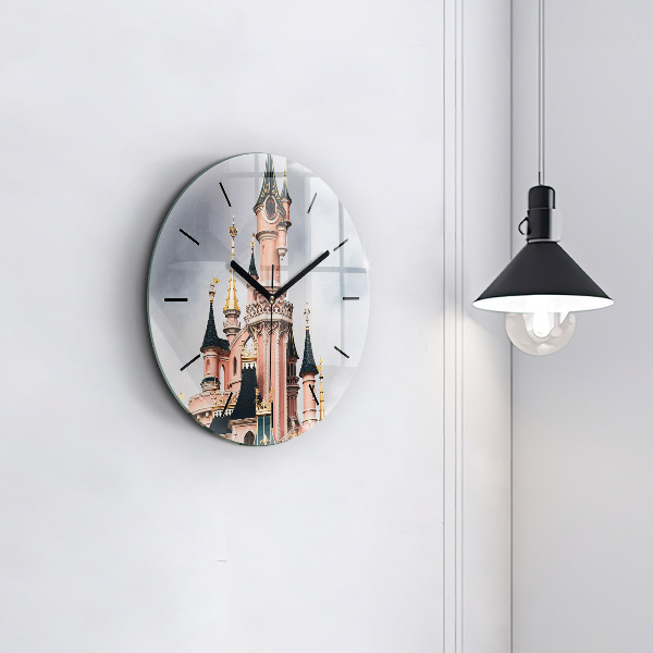 Wanduhr rund Schloss Disneyland in Paris