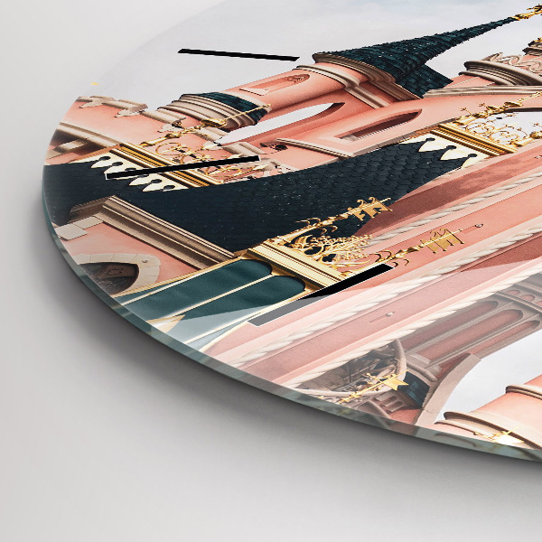 Wanduhr rund Schloss Disneyland in Paris