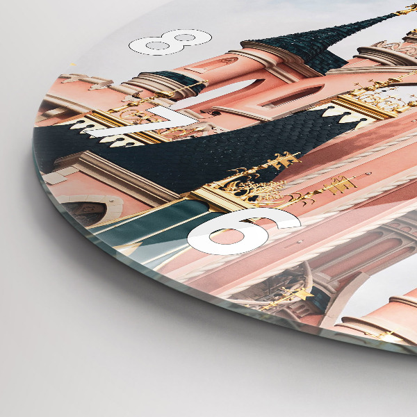 Wanduhr rund Schloss Disneyland in Paris