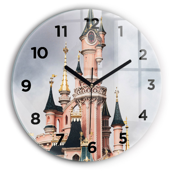 Wanduhr rund Schloss Disneyland in Paris