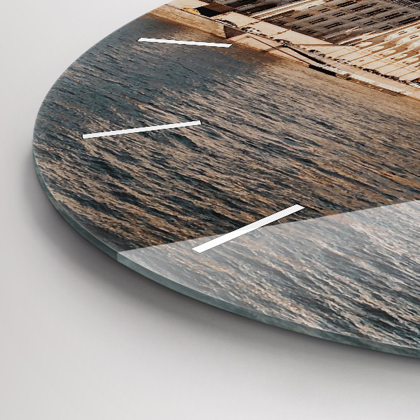 Wanduhr rund Das Parlament in Budapest