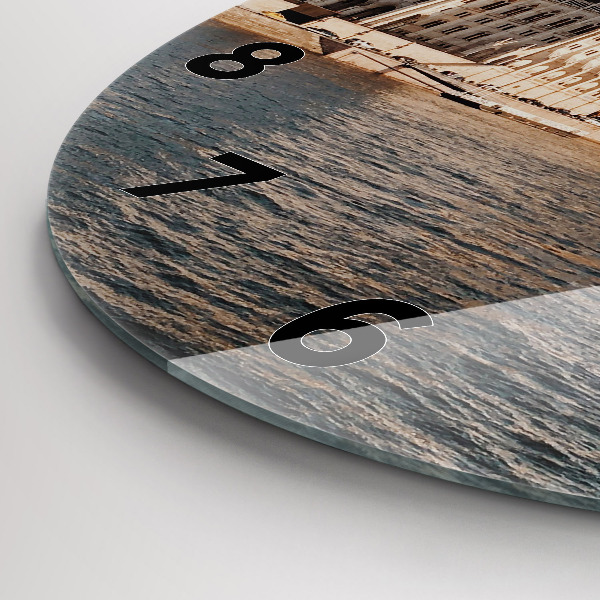 Wanduhr rund Das Parlament in Budapest