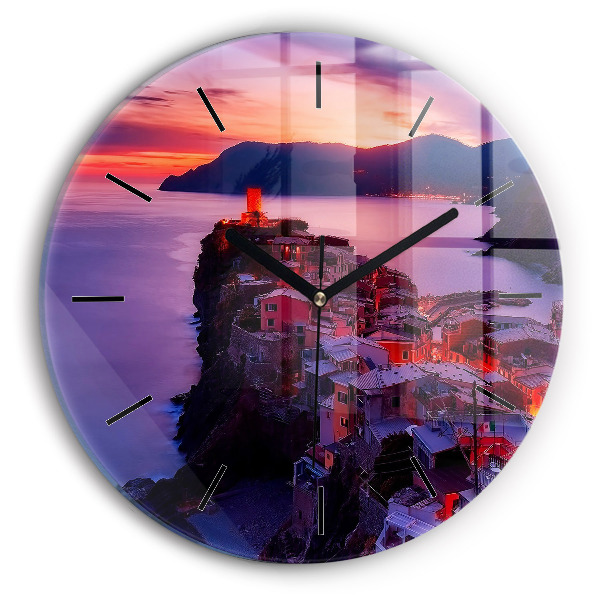 Wanduhr rund Inschrift der Erinnerungen