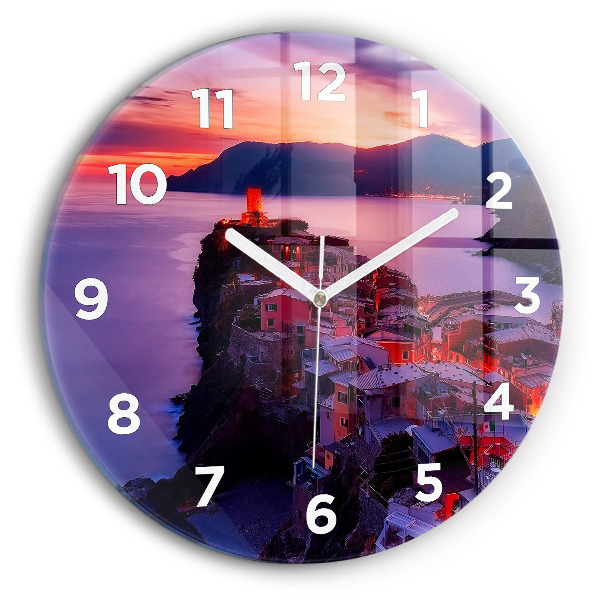 Wanduhr rund Inschrift der Erinnerungen