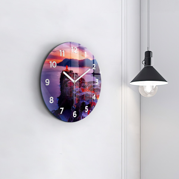 Wanduhr rund Inschrift der Erinnerungen