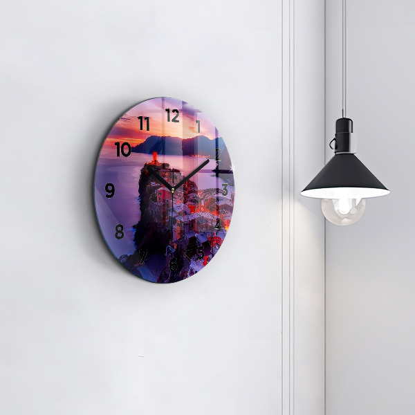 Wanduhr rund Inschrift der Erinnerungen