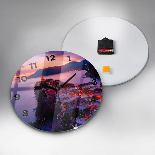 Wanduhr rund Inschrift der Erinnerungen