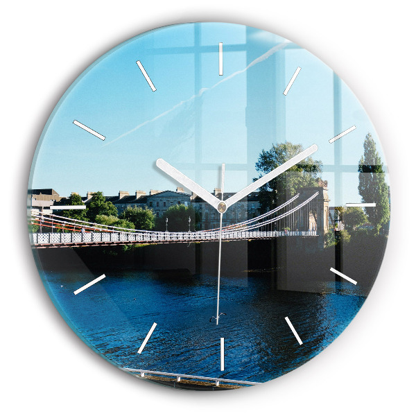 Wanduhr rund mit motiv Südportland Schottland