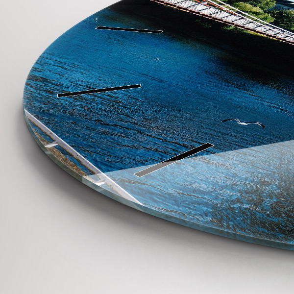 Wanduhr rund mit motiv Südportland Schottland