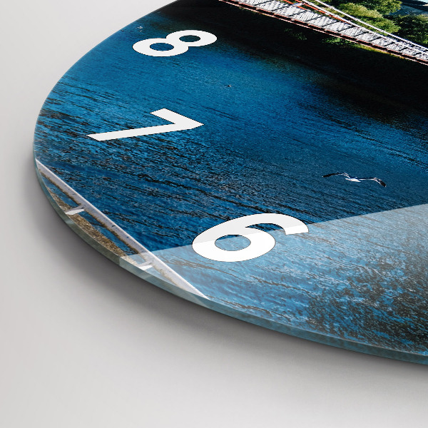 Wanduhr rund mit motiv Südportland Schottland