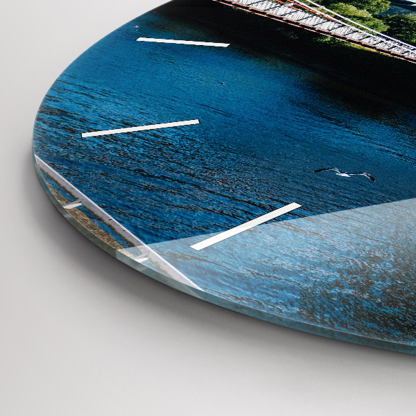 Wanduhr rund mit motiv Südportland Schottland