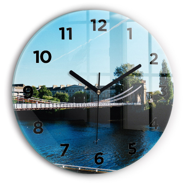 Wanduhr rund mit motiv Südportland Schottland