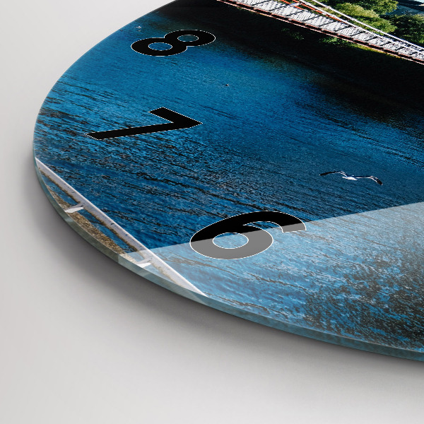 Wanduhr rund mit motiv Südportland Schottland