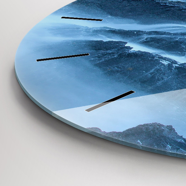 Wanduhr rund mit motiv Leuchtturm