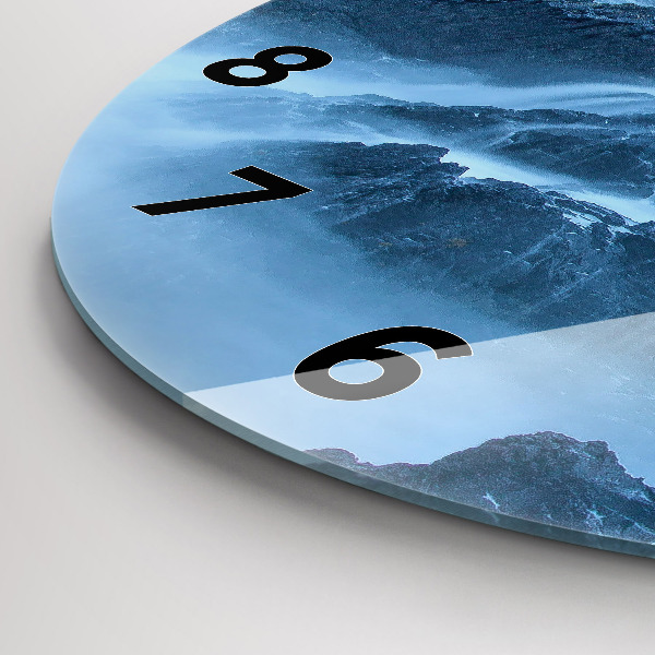 Wanduhr rund mit motiv Leuchtturm