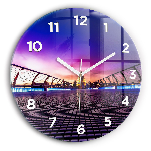 Wanduhr rund mit motiv St. Pauls Kathedrale