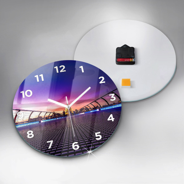 Wanduhr rund mit motiv St. Pauls Kathedrale