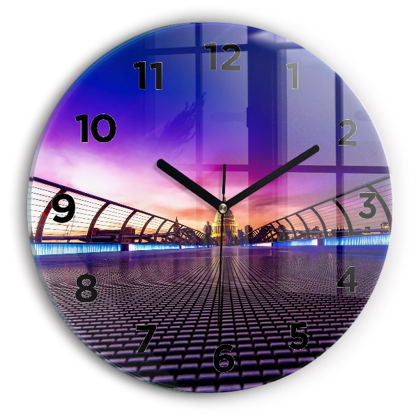 Wanduhr rund mit motiv St. Pauls Kathedrale