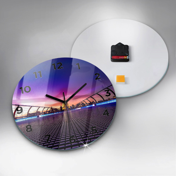 Wanduhr rund mit motiv St. Pauls Kathedrale