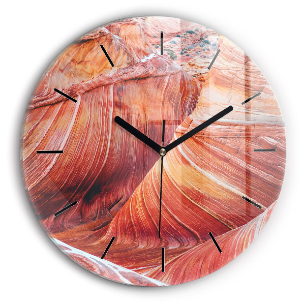 Wanduhr rund Malerischer Grand Canyon