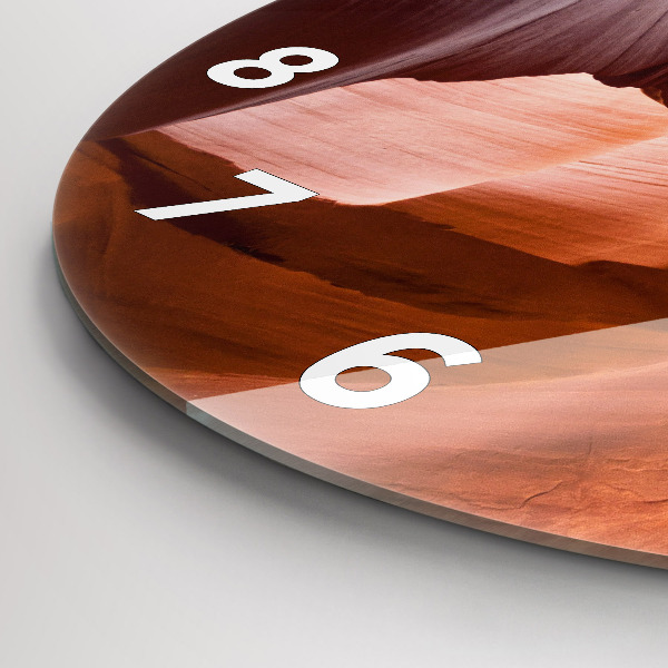 Wanduhr rund mit motiv Antilopenschlucht