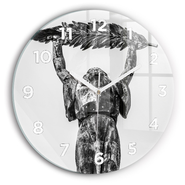 Wanduhr glas rund Freiheitsstatue in Budapest