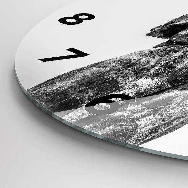 Wanduhr glas rund Freiheitsstatue in Budapest