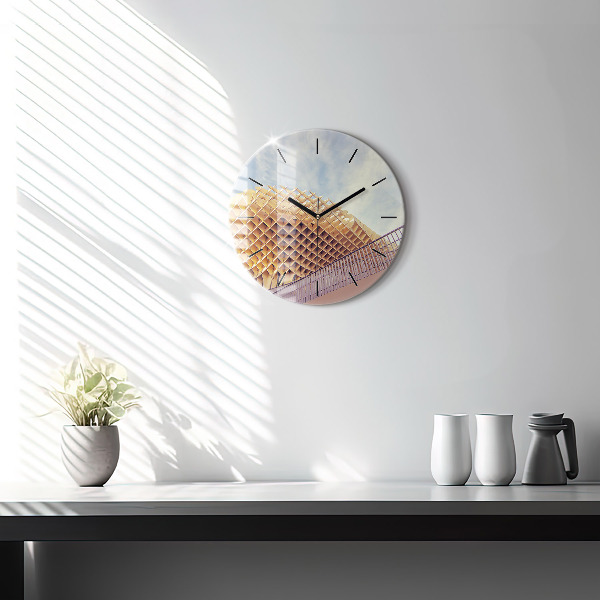 Wanduhr rund Aussichtspunkt in Sevilla