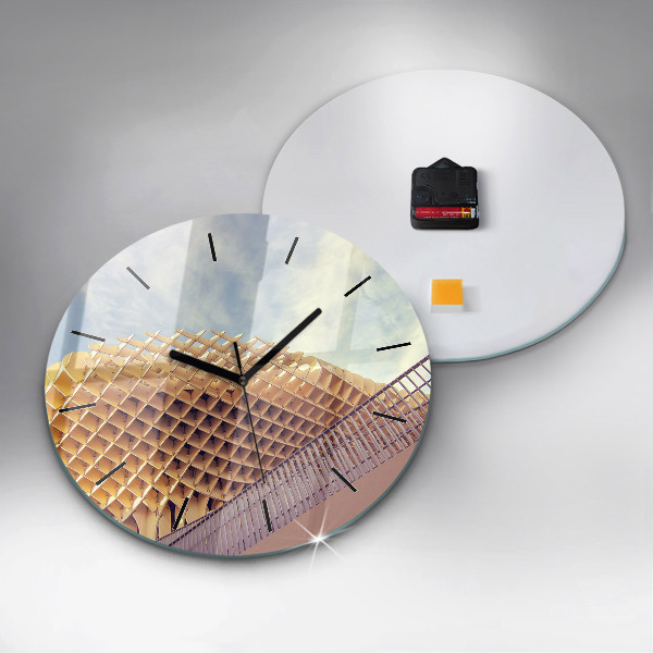 Wanduhr rund Aussichtspunkt in Sevilla