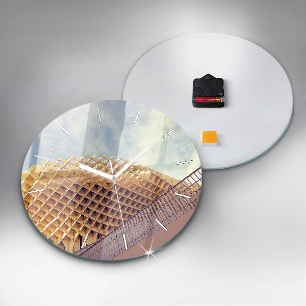 Wanduhr rund Aussichtspunkt in Sevilla