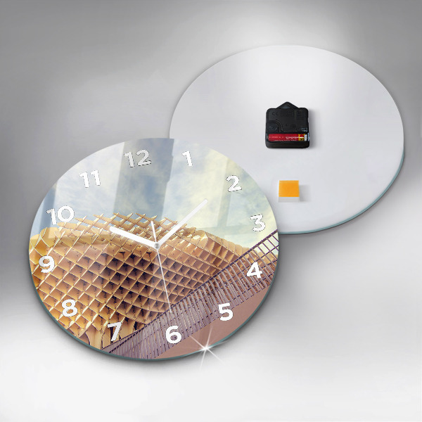 Wanduhr rund Aussichtspunkt in Sevilla