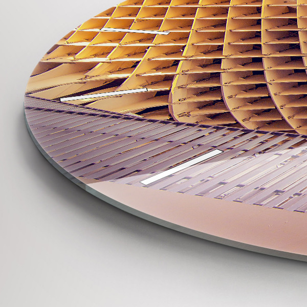 Wanduhr rund Aussichtspunkt in Sevilla