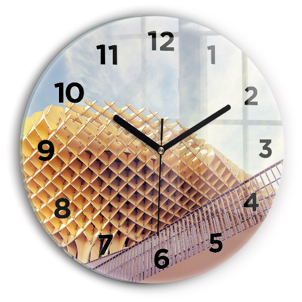 Wanduhr rund Aussichtspunkt in Sevilla